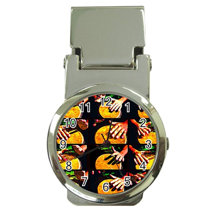 Drum Beat Collage Money Clip Watches