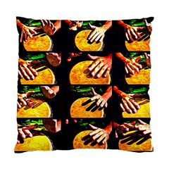 Drum Beat Collage Standard Cushion Case (two Sides) by FunnyCow