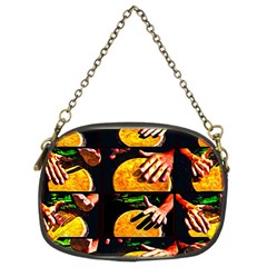 Drum Beat Collage Chain Purse (two Sides) by FunnyCow