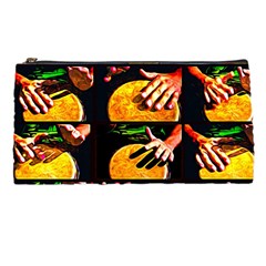 Drum Beat Collage Pencil Cases by FunnyCow