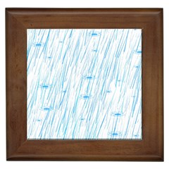 Let It Rain Framed Tiles by FunnyCow