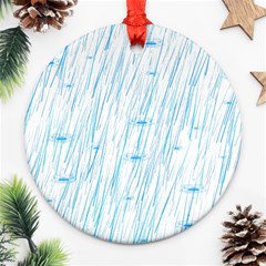 Let It Rain Ornament (round) by FunnyCow