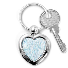 Let It Rain Key Chains (heart)  by FunnyCow