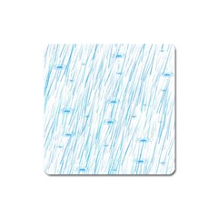 Let It Rain Square Magnet by FunnyCow