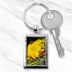 Yellow Chik Key Chains (rectangle)  by bestdesignintheworld