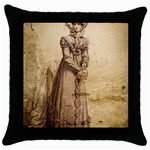 Lady 2507645 960 720 Throw Pillow Case (Black) Front