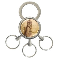 Lady 2507645 960 720 3-ring Key Chains by vintage2030