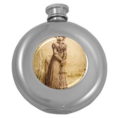 Lady 2507645 960 720 Round Hip Flask (5 oz)