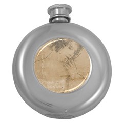 Anna Pavlova 2485075 960 720 Round Hip Flask (5 Oz) by vintage2030