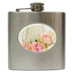 Roses 2218680 960 720 Hip Flask (6 Oz) by vintage2030