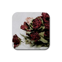 Roses 1802790 960 720 Rubber Coaster (square)  by vintage2030