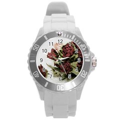 Roses 1802790 960 720 Round Plastic Sport Watch (l) by vintage2030