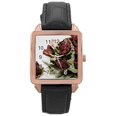 Roses 1802790 960 720 Rose Gold Leather Watch  by vintage2030