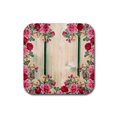 Roses 1944106 960 720 Rubber Coaster (square)  by vintage2030