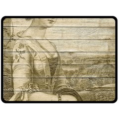 Lady 2523423 1920 Fleece Blanket (large)  by vintage2030