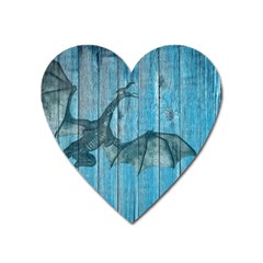 Dragon 2523420 1920 Heart Magnet by vintage2030