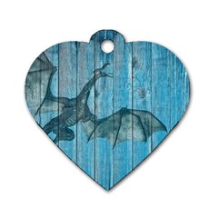 Dragon 2523420 1920 Dog Tag Heart (one Side) by vintage2030