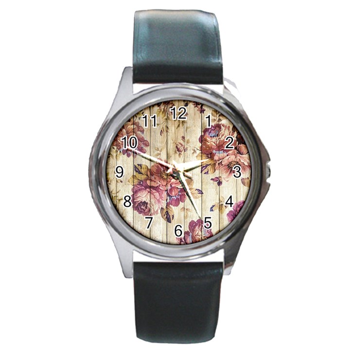 On Wood 1897174 1920 Round Metal Watch