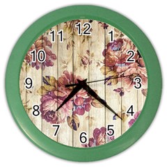 On Wood 1897174 1920 Color Wall Clock by vintage2030