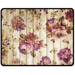 On Wood 1897174 1920 Double Sided Fleece Blanket (medium)  by vintage2030