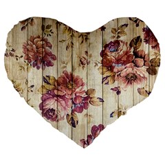 On Wood 1897174 1920 Large 19  Premium Flano Heart Shape Cushions by vintage2030