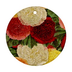 Flowers 1776429 1920 Round Ornament (two Sides)