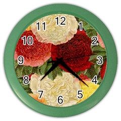 Flowers 1776429 1920 Color Wall Clock