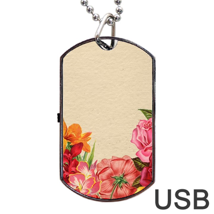 Flower 1646035 1920 Dog Tag USB Flash (One Side)