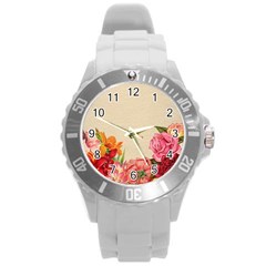 Flower 1646035 1920 Round Plastic Sport Watch (l)