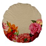 Flower 1646035 1920 Large 18  Premium Round Cushions Back