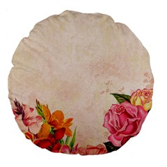 Flower 1646045 1920 Large 18  Premium Flano Round Cushions by vintage2030