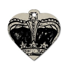 Crown 1515871 1280 Dog Tag Heart (two Sides) by vintage2030