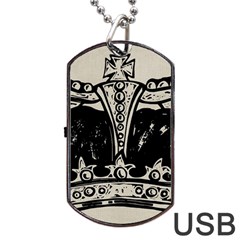 Crown 1515871 1280 Dog Tag Usb Flash (two Sides) by vintage2030