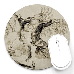 Bird 1515866 1280 Round Mousepads by vintage2030