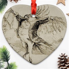 Bird 1515866 1280 Heart Ornament (two Sides) by vintage2030