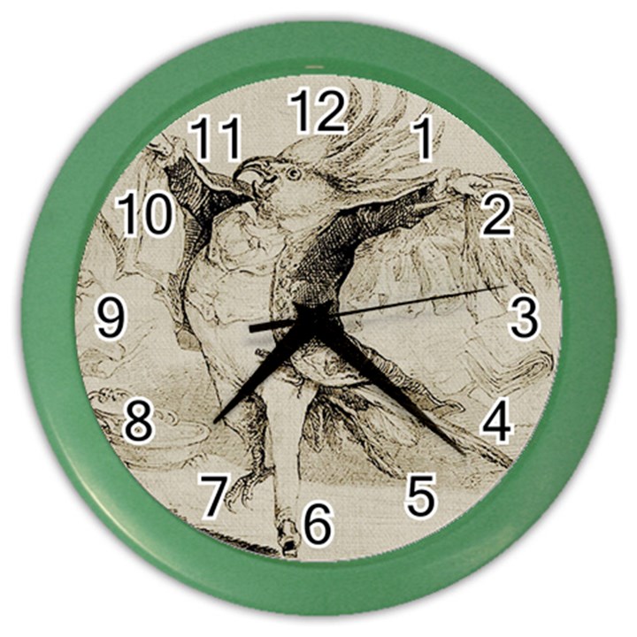 Bird 1515866 1280 Color Wall Clock