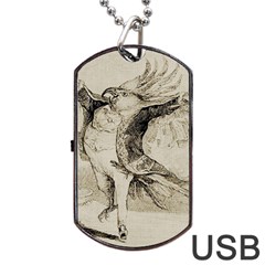 Bird 1515866 1280 Dog Tag Usb Flash (two Sides) by vintage2030