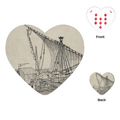 Ship 1515860 1280 Playing Cards (heart)  by vintage2030