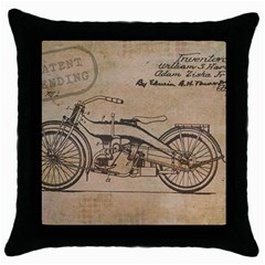 Motorcycle 1515873 1280 Throw Pillow Case (black) by vintage2030