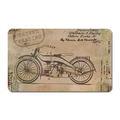 Motorcycle 1515873 1280 Magnet (rectangular) by vintage2030