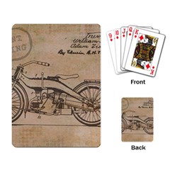 Motorcycle 1515873 1280 Playing Card by vintage2030