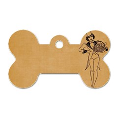 Flapper 1515869 1280 Dog Tag Bone (one Side) by vintage2030