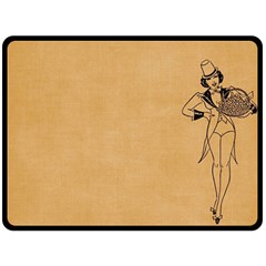 Flapper 1515869 1280 Fleece Blanket (large)  by vintage2030