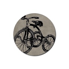 Tricycle 1515859 1280 Rubber Round Coaster (4 Pack)  by vintage2030