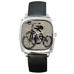 Tricycle 1515859 1280 Square Metal Watch by vintage2030