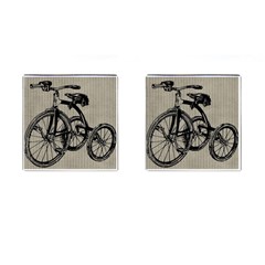 Tricycle 1515859 1280 Cufflinks (square) by vintage2030