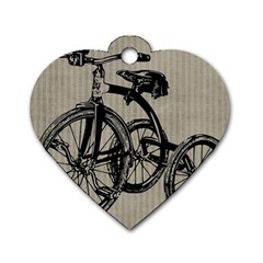 Tricycle 1515859 1280 Dog Tag Heart (two Sides) by vintage2030