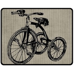 Tricycle 1515859 1280 Double Sided Fleece Blanket (medium)  by vintage2030