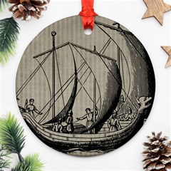 Ship 1515875 1280 Ornament (round) by vintage2030