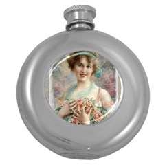 Vintage 1501577 1280 Round Hip Flask (5 Oz) by vintage2030